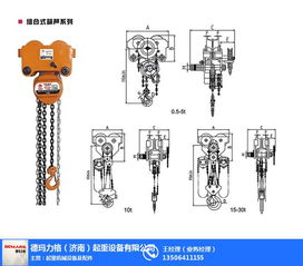 德玛力格1t吊挂葫芦 自贡地区的五金交电优选，支持专业定制